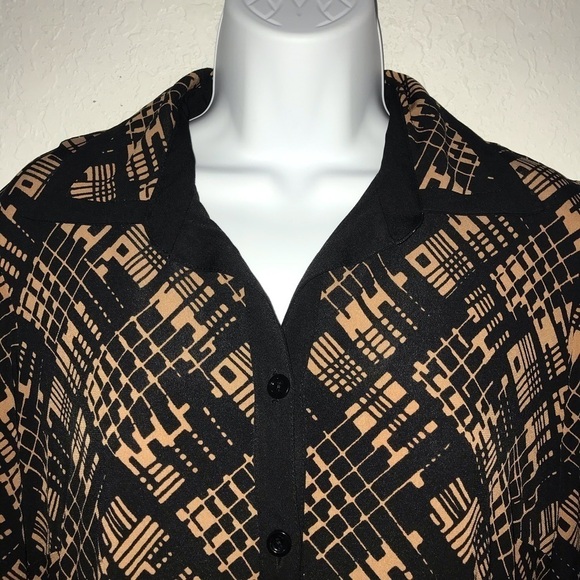 Studio1 Stretch Button Front Shirt Dress 8 - Picture 3 of 8